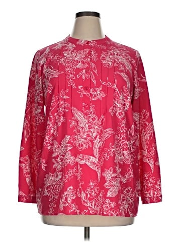 Joan Rivers Long Sleeve Blouse (view 1)
