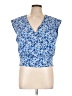 Kori America 100% Polyester Blue Sleeveless Blouse Size L - photo 1