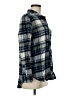 Gap Plaid Blue Ivory Long Sleeve Button-Down Shirt Size M - photo 4