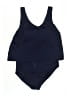 Lands' End Solid Blue One Piece Swimsuit Size M - photo 1
