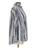 Eden & Olivia Stripes Silver Long Sleeve Button-Down Shirt Size L - photo 4