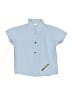 Assorted Brands Blue Short Sleeve Button-Down Shirt Size 120 cm / US 6X - photo 1
