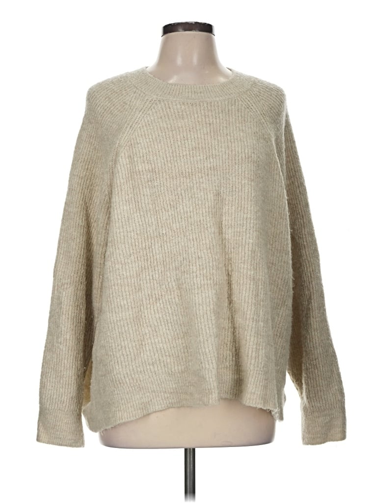 Pre-owned Zara Pullover Sweater In Tan