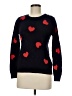 1901 Hearts Black Pullover Sweater Size M - photo 1