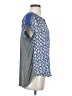 Daniel Rainn Blue Short Sleeve Blouse Size S - photo 4