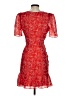 Parker 100% Silk Red Cocktail Dress Size 4 - photo 2