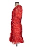 Parker 100% Silk Red Cocktail Dress Size 4 - photo 5