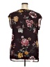 DR2 100% Polyester Burgundy Sleeveless Blouse Size 2X - photo 2