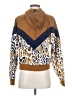 Adidas Animal Print Brown Pullover Sweater Size XS - photo 2