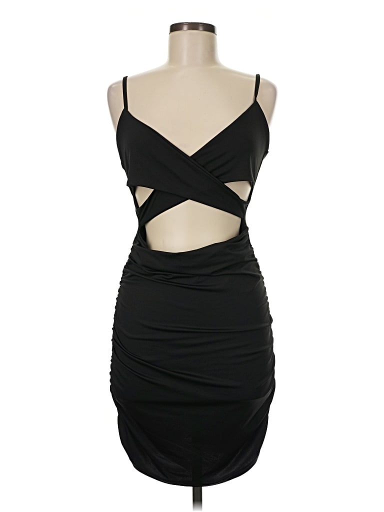 Pre-owned Shein Cocktail Dress In Black