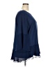 Sejour 100% Polyester Blue 3/4 Sleeve Blouse Size 2X - photo 4