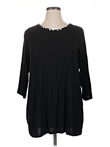 Rose + Olive 3/4 Sleeve Blouse (view 1)