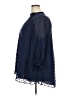 DR2 100% Polyester Blue 3/4 Sleeve Blouse Size 2X - photo 5