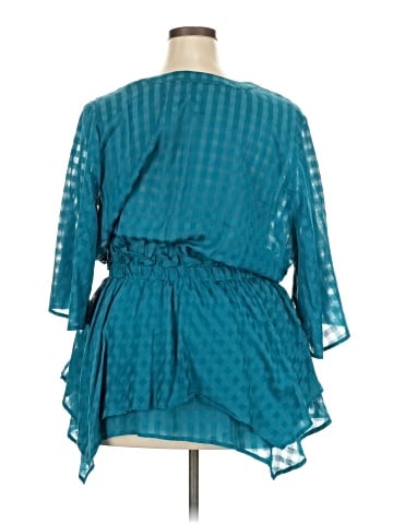 Melissa McCarthy Seven7 3/4 Sleeve Blouse (view 2)