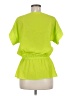 MICHAEL Michael Kors 100% Polyester Green Short Sleeve Blouse Size 6 - photo 2