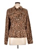 Charter Club Animal Print Brown Jacket Size L - photo 1