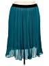 Sejour 100% Polyester Solid Teal Casual Skirt Size 18 - photo 1