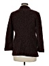 LC Lauren Conrad 100% Polyester Tweed Burgundy Coat Size M - photo 2
