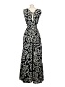 GOGO 100% Polyester Paisley Black Casual Dress Size 0 - photo 2
