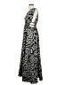 GOGO 100% Polyester Paisley Black Casual Dress Size 0 - photo 5