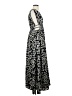 GOGO 100% Polyester Paisley Black Casual Dress Size 0 - photo 4
