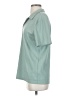 Shein Teal Short Sleeve Blouse Size S - photo 5