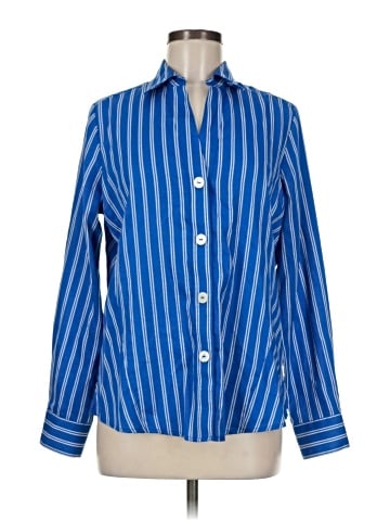 Foxcroft Long Sleeve Button-Down Shirt (view 1)