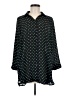 CAbi 100% Polyester Polka Dots Black 3/4 Sleeve Blouse Size M - photo 1