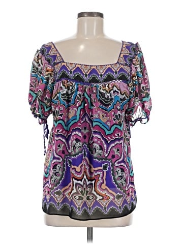 ECI Short Sleeve Blouse (view 1)