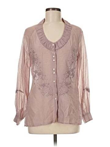 Yigal Azrouël New York 3/4 Sleeve Silk Top (view 1)