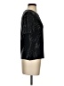 St. John Caviar Black Short Sleeve Top Size P (petite) - photo 4