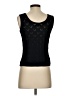 St. John Black Sleeveless Top Size P (petite) - photo 2