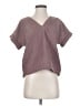 Madewell 100% Recycled Polyester Brown Short Sleeve Top Size XS - photo 1