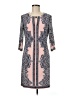 Sandra Darren Paisley Gray Casual Dress Size M - photo 1