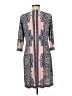 Sandra Darren Paisley Gray Casual Dress Size M - photo 2