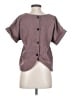Madewell 100% Recycled Polyester Brown Short Sleeve Top Size XS - photo 2