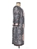 Sandra Darren Paisley Gray Casual Dress Size M - photo 4
