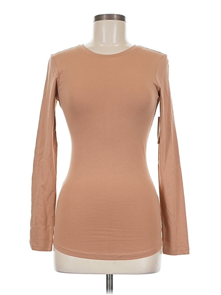 Aveto Long Sleeve T-shirt In Tan