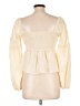 Francesca's Ivory Long Sleeve Blouse Size L - photo 2