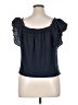 Ella Moss Blue Short Sleeve Top Size XL - photo 2