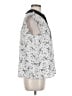 CeCe 100% Polyester Silver Sleeveless Blouse Size M - photo 4