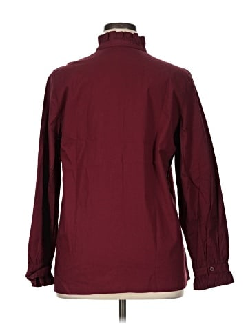 Jessica London Long Sleeve Button-Down Shirt (view 2)