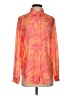 Princess Polly 100% Polyester Paisley Orange Long Sleeve Blouse Size 4 - photo 1