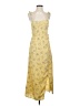 NLW 100% Polyester Yellow Casual Dress Size S - photo 1