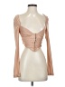 Hello Molly Tan Long Sleeve Top Size 4 - photo 1