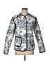 Shein 100% Polyester Print Blue Jacket Size L (estimated) - photo 1