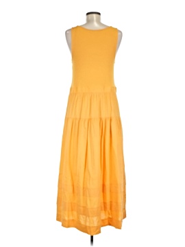 yellow long formal dress Chic Yellow Floral Long Prom Dresses With Slit Puff Sleeve Evening Dre