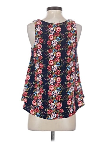 Blue Rain Sleeveless Blouse (view 2)