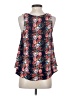 Blue Rain 100% Rayon Blue Sleeveless Blouse Size XS - photo 2