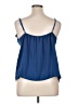 Gap 100% Polyester Blue Sleeveless Top Size XL - photo 2